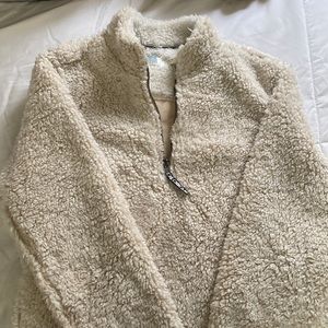 Sherpa quarter zip jacket